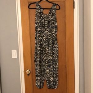 Black and White Jumpsuit
